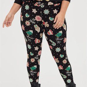 🎄🎅NWT Torrid Premium Christmas Cookie Holiday Leggings, Plus Size 2x (18/20)